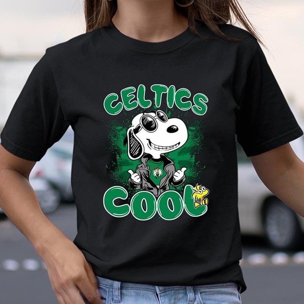 Boston Celtics Snoopy Tee Fan For Basketball Celtics Cool Shirt